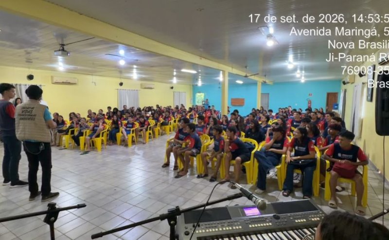 ENCONTRO REUNIU EDUCANDOS NO AUDITÓRIO DA INSTITUIÇÃO E ABORDOU SENTIMENTOS, RELAÇÕES, USO DAS TELAS, SEGURANÇA NA INTERNET E VALORIZAÇÃO DA VIDA. 2026